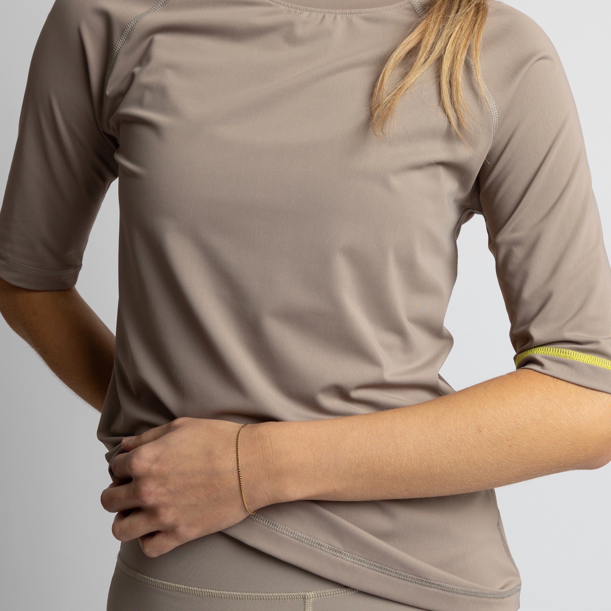 Activewear Half Sleeve T-Shirt mushroom - VIVI MARI