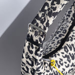 Buckle Bag medium - leo splashes black/sand - VIVI MARI