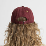 Cap solid wine red/soft pink - VIVI MARI
