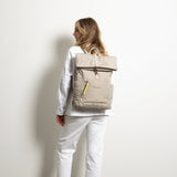 Padded Backpack medium - stone - VIVI MARI