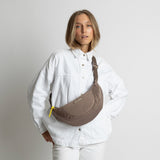 Padded Hip Bag medium - dark mushroom - VIVI MARI