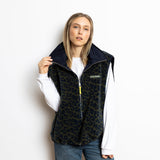 Reversible Bomber Vest - navy/leo navy - olive - VIVI MARI