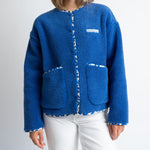 Teddy Fleece Jacket - blue - VIVI MARI