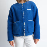 Teddy Fleece Jacket - blue - VIVI MARI