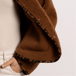 Teddy Fleece Jacket - caramel - VIVI MARI