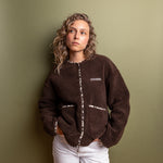 Teddy Fleece Jacket - chocolate - VIVI MARI