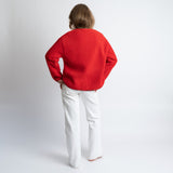 Teddy Fleece Jacket - true red - VIVI MARI