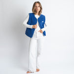 Teddy Fleece Vest - blue - VIVI MARI