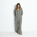 Pyjama Pants - leo splashes black/sand - VIVI MARI