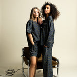 Pyjama Pants - leo splashes navy/olive - VIVI MARI