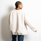 Reversible Bomber Jacket - pale olive/sand - VIVI MARI