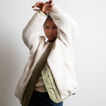Reversible Bomber Jacket - pale olive/sand - VIVI MARI