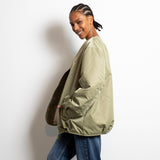Reversible Bomber Jacket - pale olive/sand - VIVI MARI