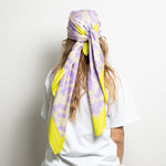 Scarf leo - lavender/grey - VIVI MARI