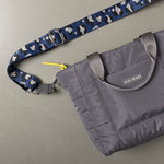 strap abstract leopard blue/black - taupe - VIVI MARI