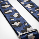 strap abstract leopard blue/black - taupe - VIVI MARI