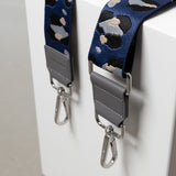 strap abstract leopard blue/black - taupe - VIVI MARI