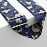 strap abstract leopard blue/black - taupe - VIVI MARI