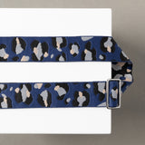 strap abstract leopard blue/black - taupe - VIVI MARI
