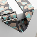 strap abstract leopard taupe/mint - black - VIVI MARI