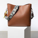 strap abstract leopard taupe/mint - tan - VIVI MARI