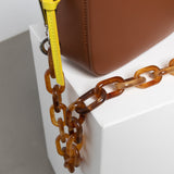 strap acrylic chain amber - short - VIVI MARI