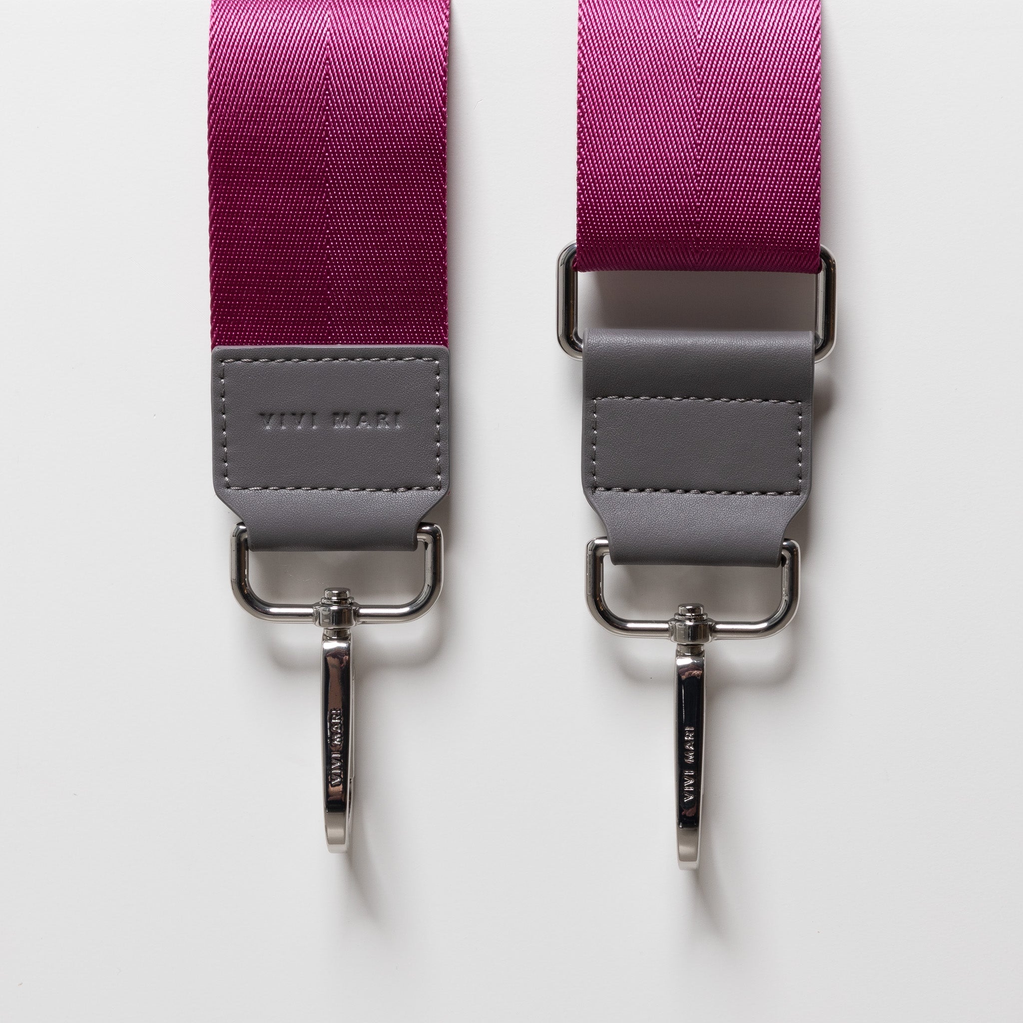 strap deep magenta - taupe - VIVI MARI