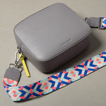 strap neo boho blue/pink - taupe - VIVI MARI