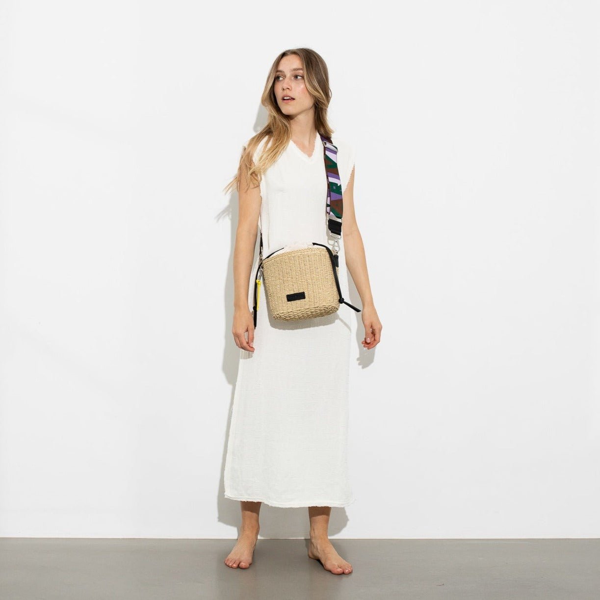 strap snippets green/lavender - black - VIVI MARI