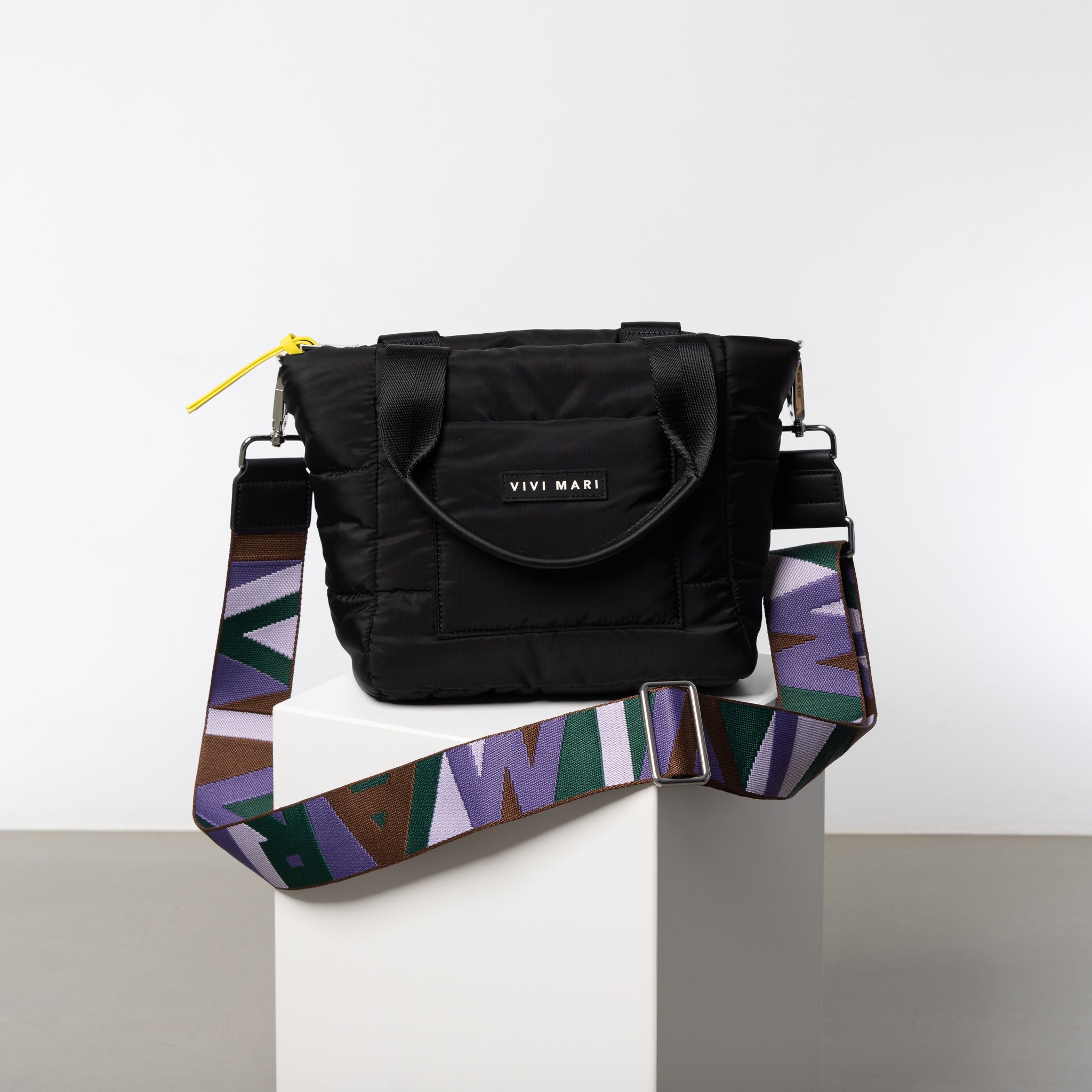 strap snippets green/lavender - black - VIVI MARI