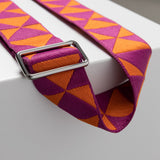 strap triangles magenta/orange - black - VIVI MARI